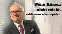 Wenn Kürzen nicht reicht, zahlt man eben später